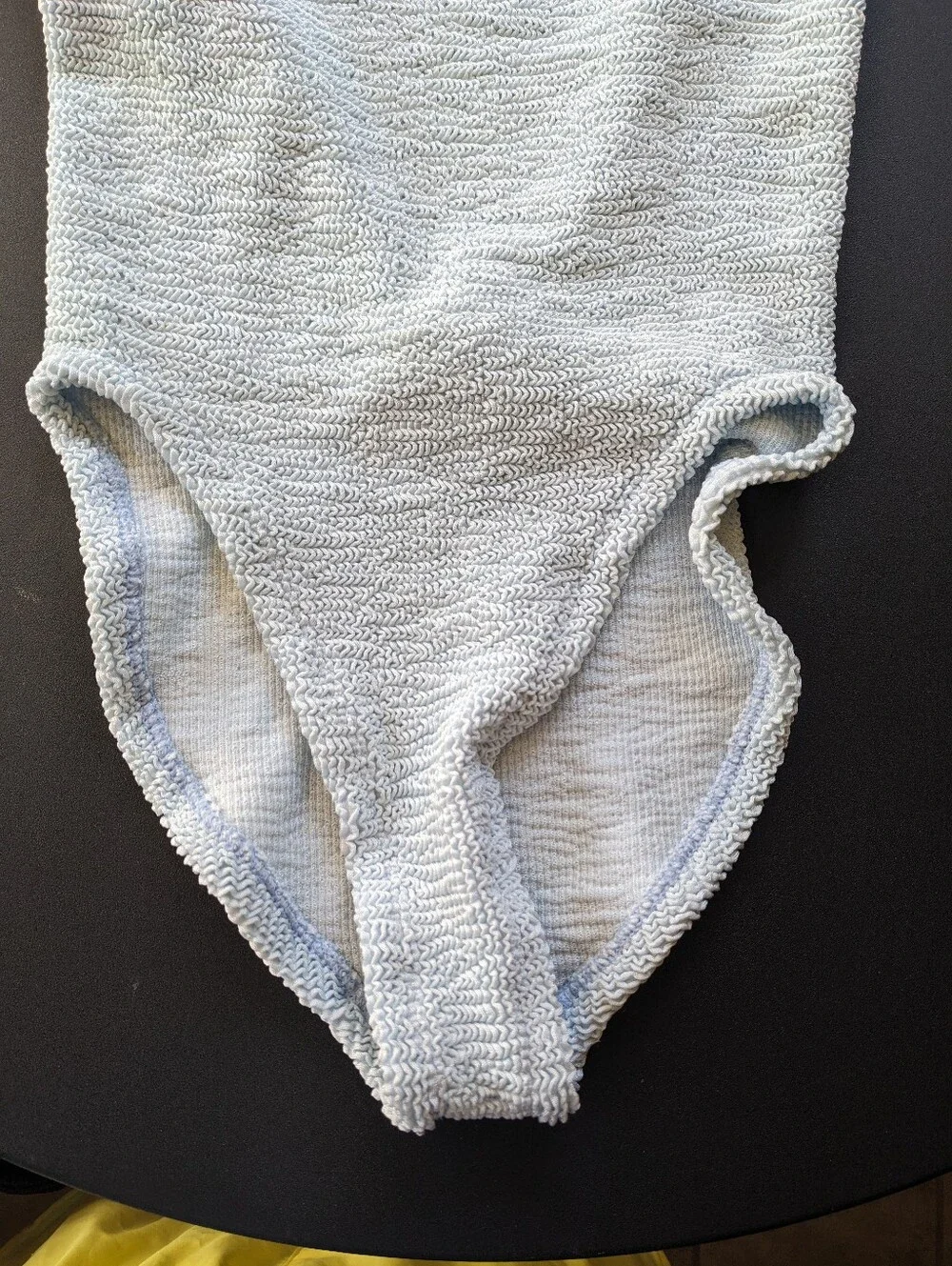 Hunza G Square Neck One Piece Swimsuit